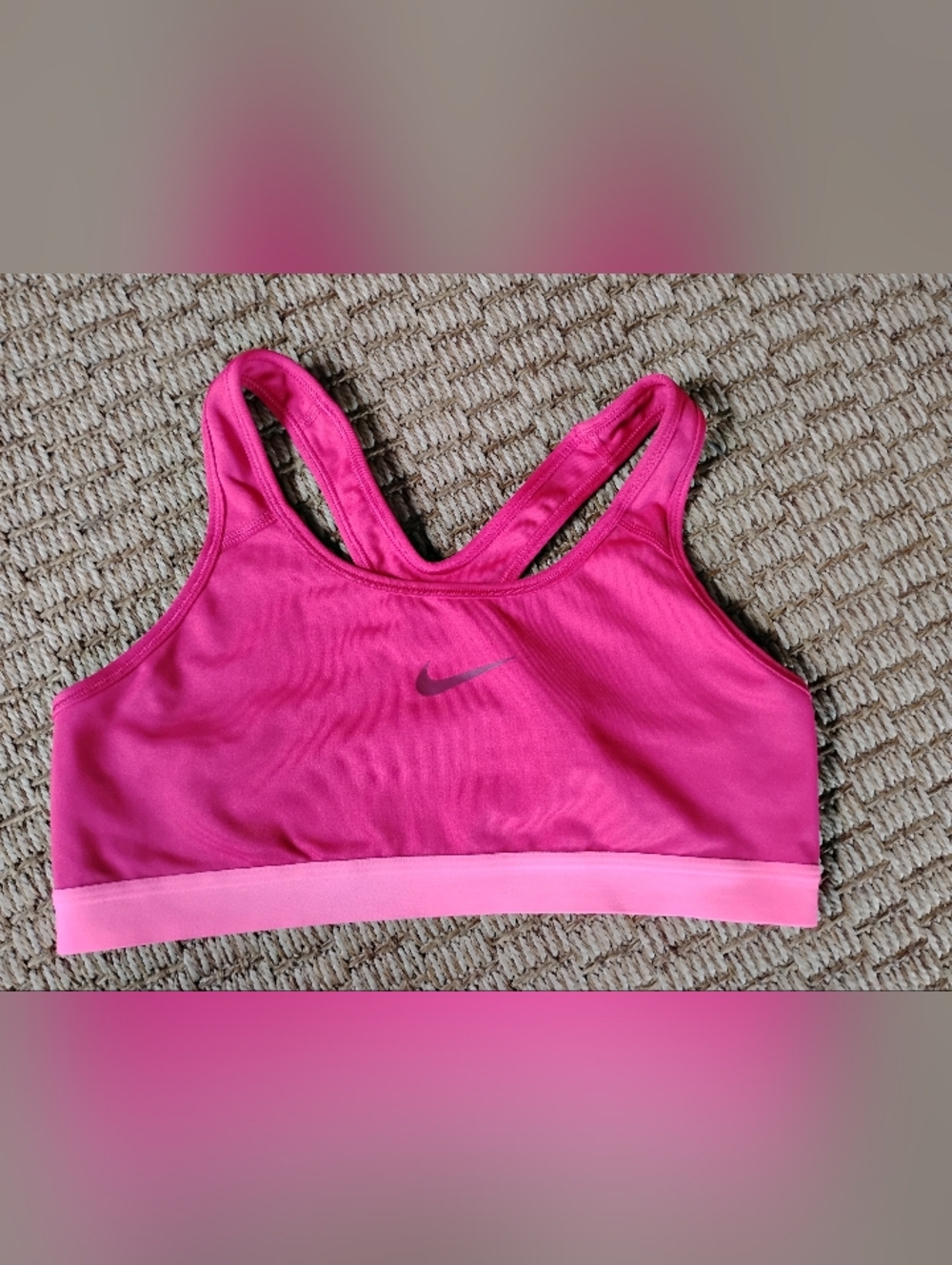 Women's Pink Nike Sports Bra SZ Large